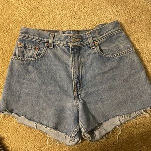 Levi Denim Cutoff Shorts
